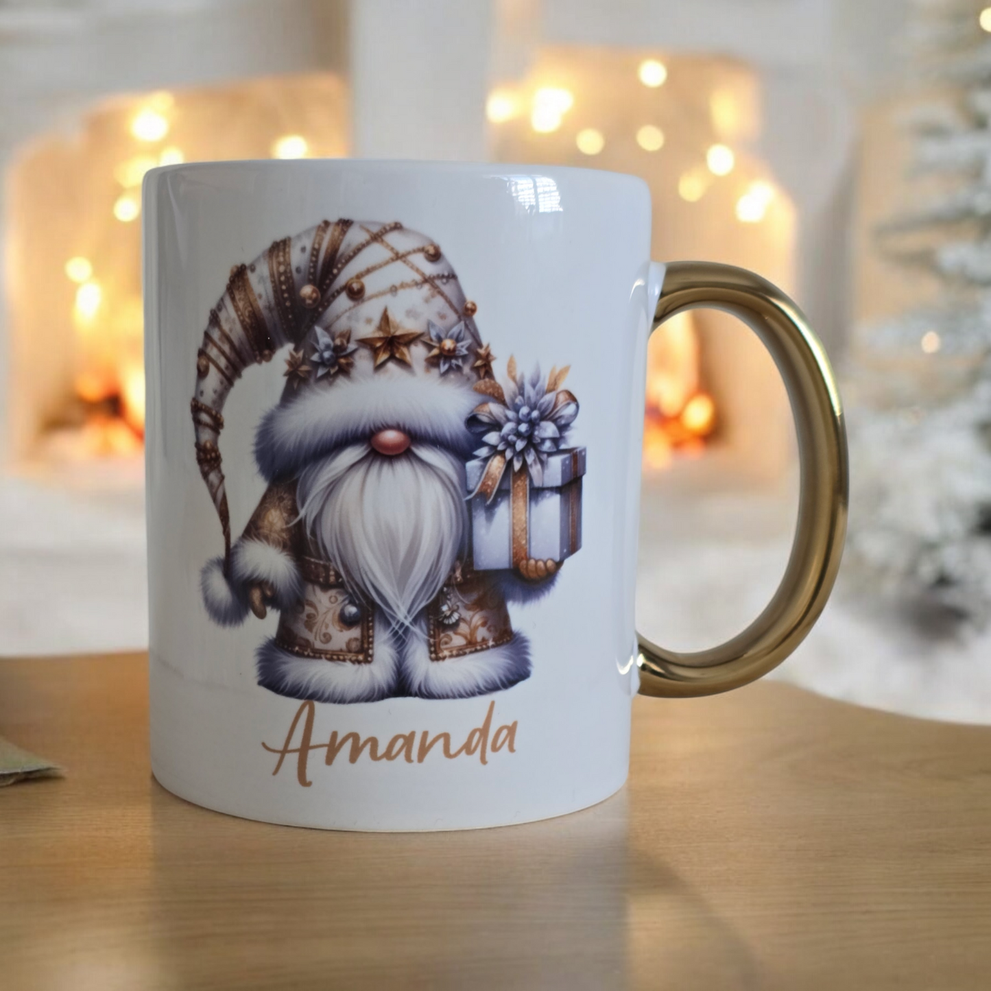 Personalised Gonk / Gnome Mug & Coaster