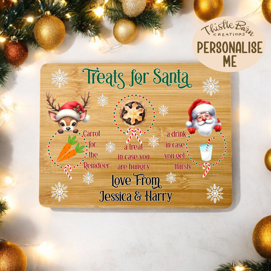 Santa Christmas Eve Treat Board